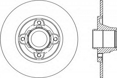 OPEN PARTS bdr146010 -  Тормозной диск